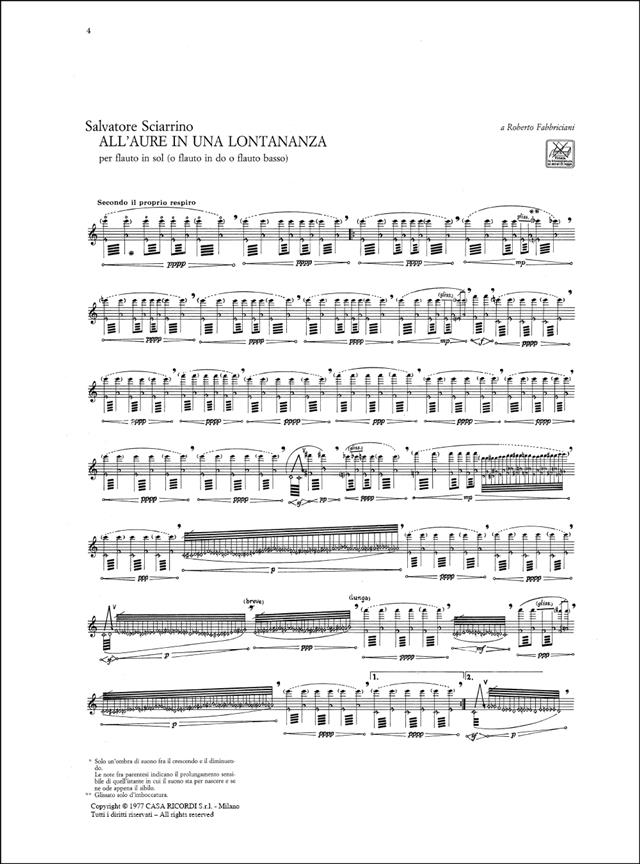 L'Opera Per Flauto 1 - příčná flétna